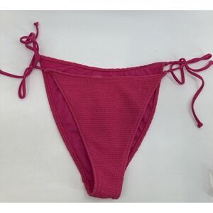 Kendal& Kylie String Baking Bottom Ties Hot Pink Women's Large